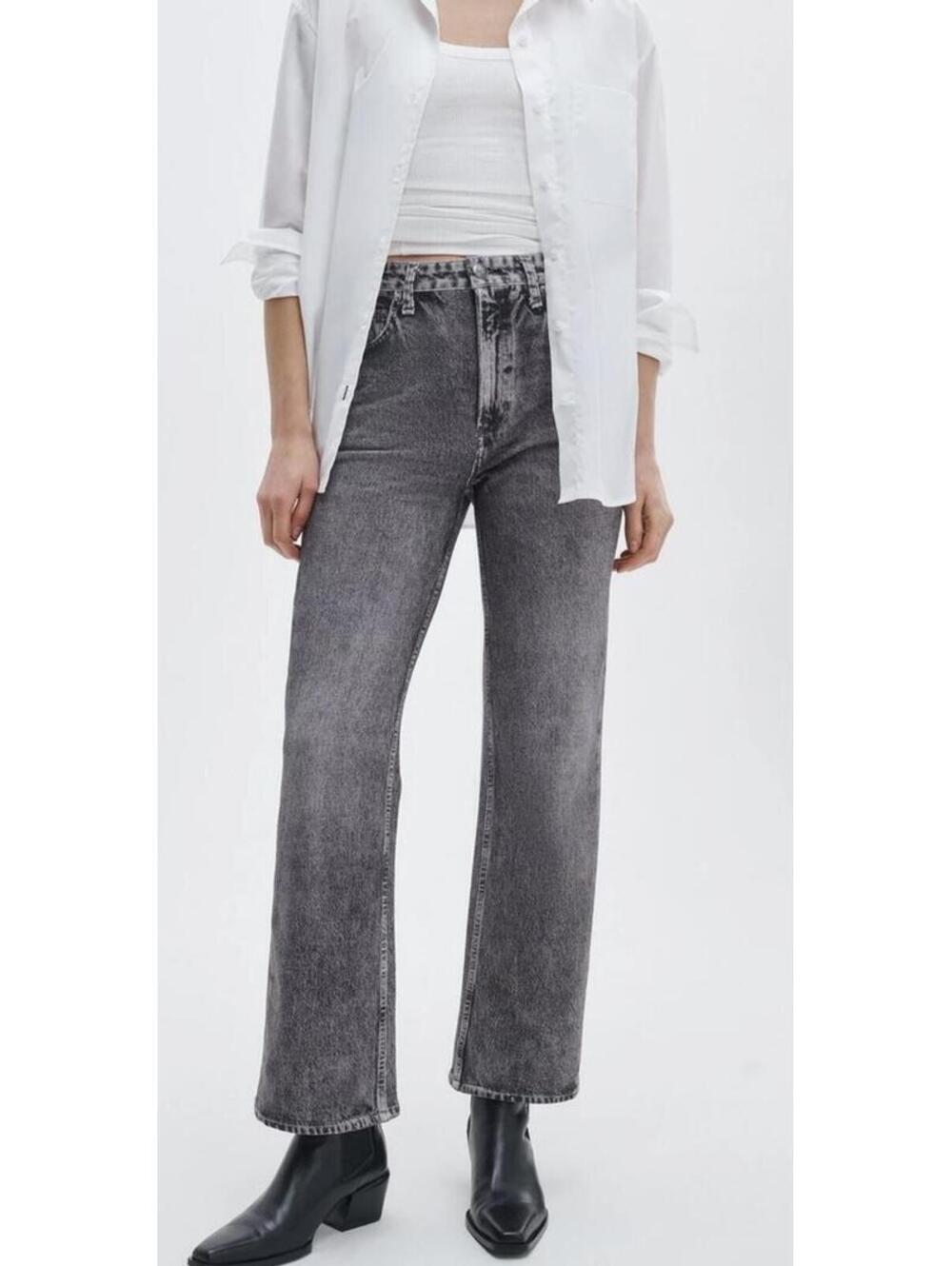 BRAND NEW with TAGS- Rag & Bone rb Miramar Shea Ankle-Length Pants in Raven, 25